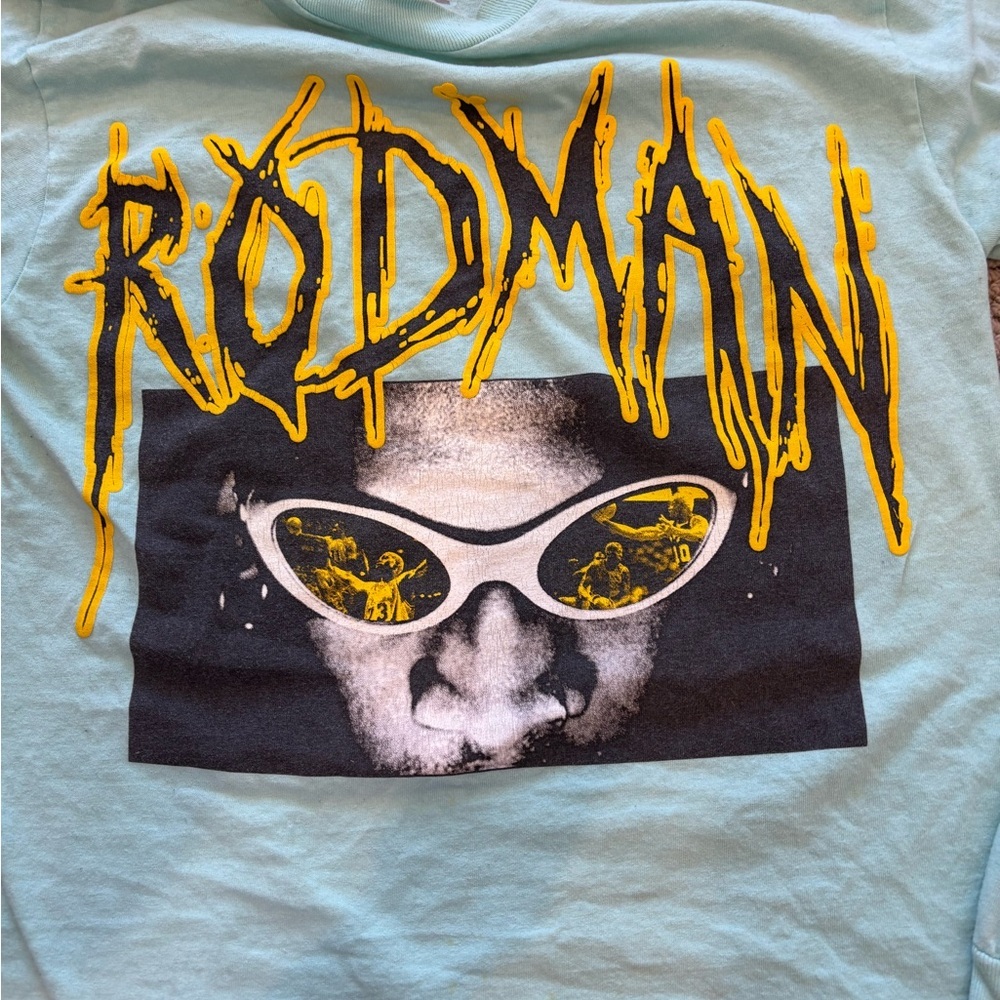 Dennis Rodman Graphic Tee with Bold Design